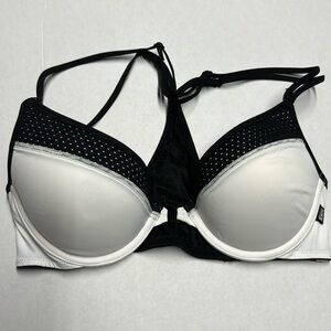 Pink Victoria secret, Black and white push up, front open and close, 32C